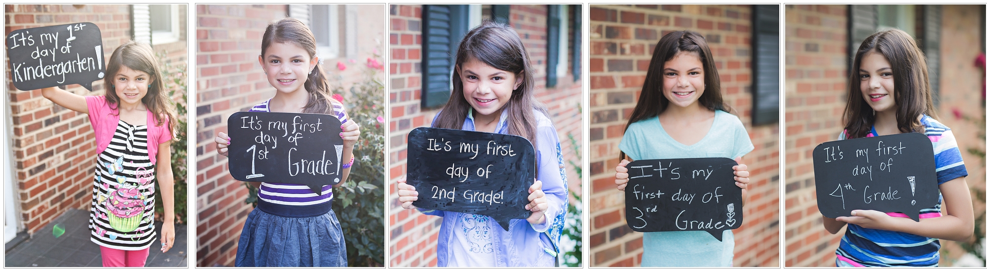 first day of school photos kristina rose photography
