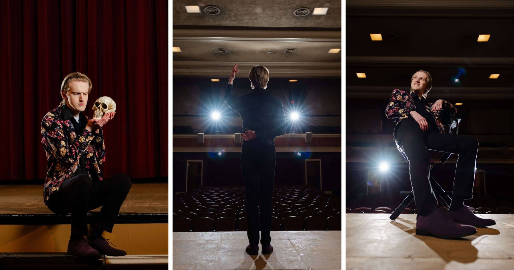 Branding photography session at the Lyric Theatre in Blacksburg, VA by Kristina Rose