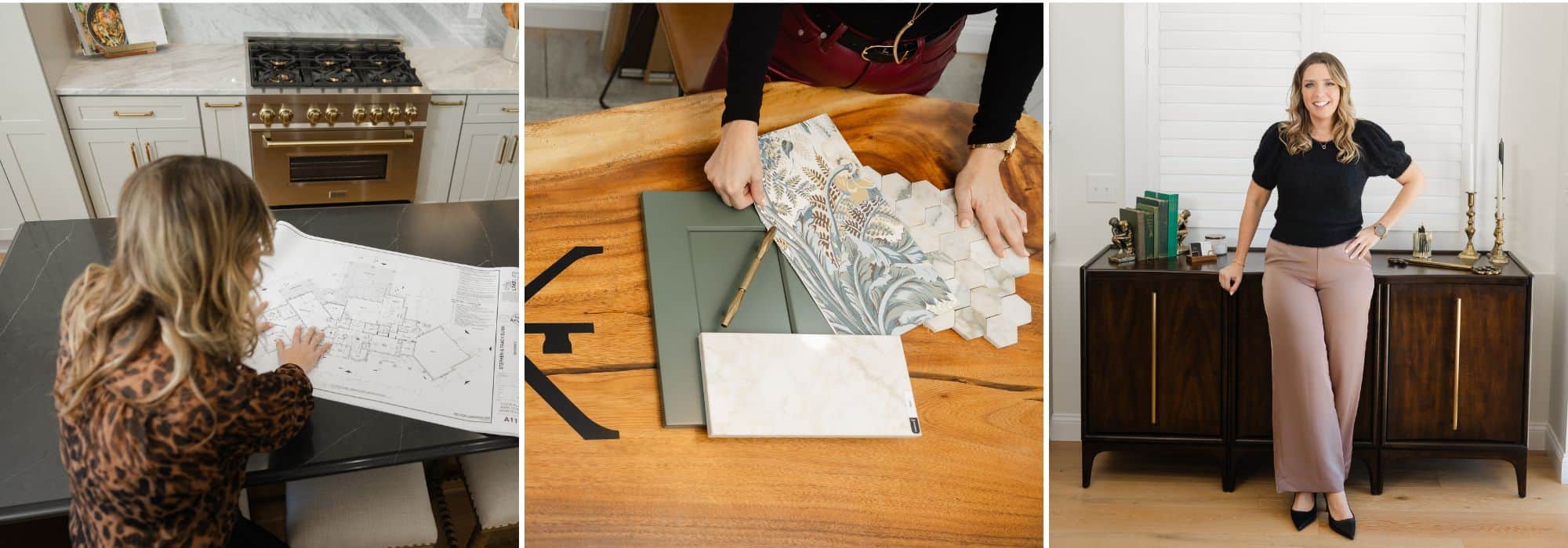 Business owner posing during branding photography session